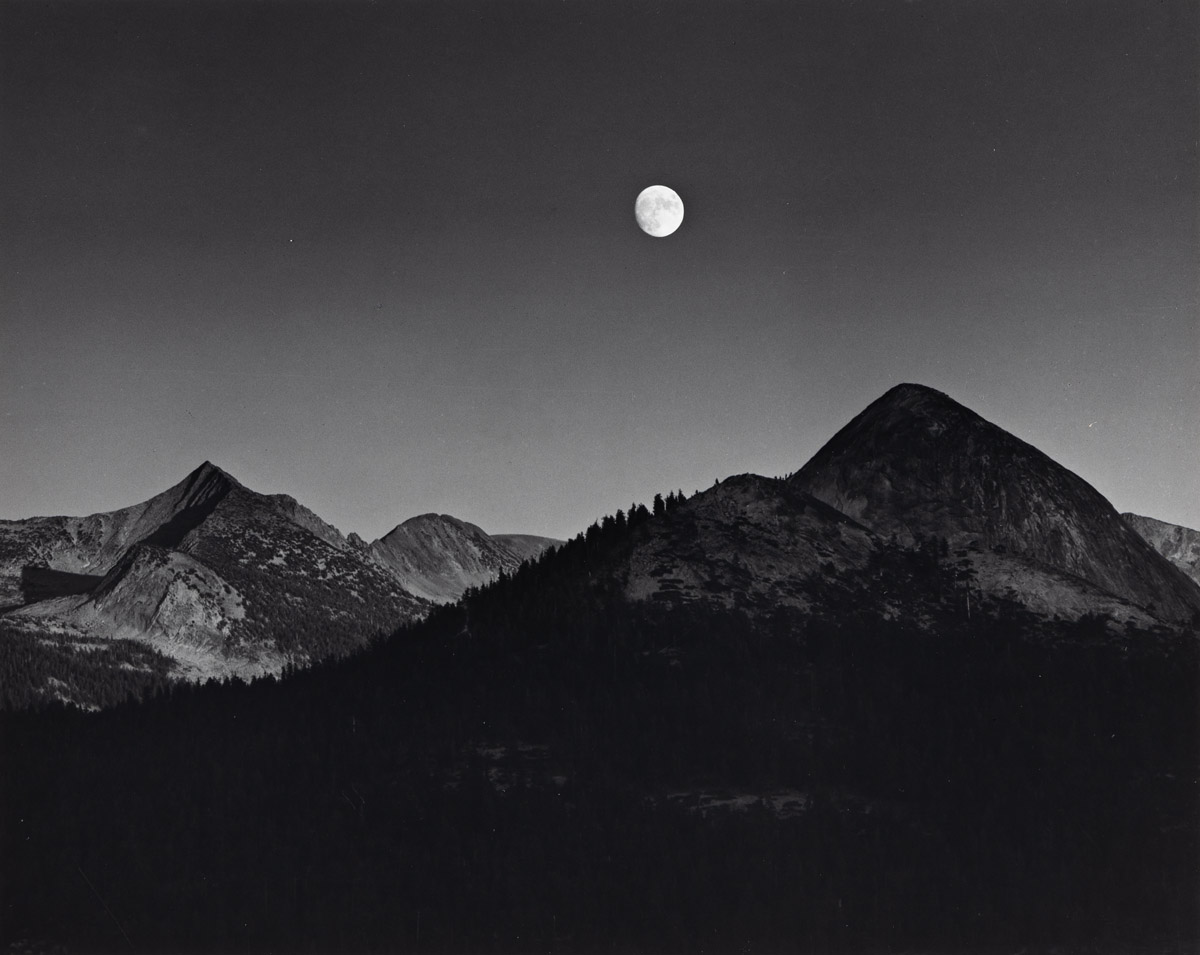 ANSEL ADAMS (1902-1984) Moonrise from Glacier Point.